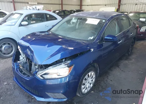 2016 Nissan Sentra S из США, поврежденный, VIN 3N1AB7AP5GY210289